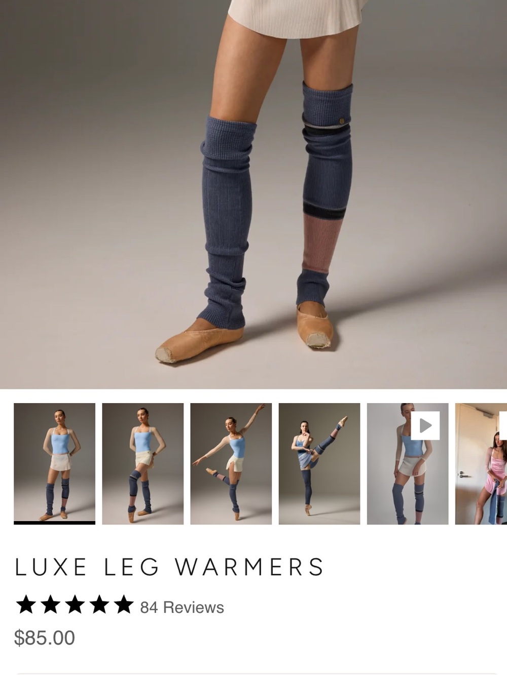 NWT Bodile Long Leg Warmers - Picture 4 of 4